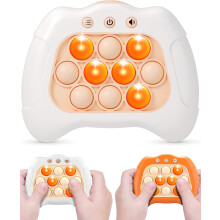 Puzzle Pop Light Up Game Fidget Travel Games for Kids 8-12 Teen Toys for Boys Age 6-8 Birthday Autism Relief for 3 4 5 6 7 8 9 Year Old Girls (White)