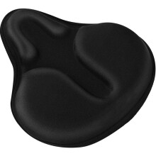 Bike Saddle Cover, Ultra Soft Bike Saddle Padded Cushion, Silicone Cover for Indoor and Outdoor (Dimensions: 28 x 26 cm)