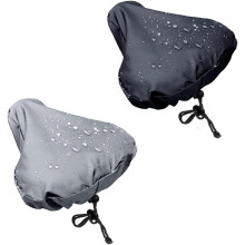 Pieces Bike Seat Cover Waterproof Covers in Black and Gray Waterproof Saddle Cover to Protect Your Bike Saddle,Waterproof Universal Size