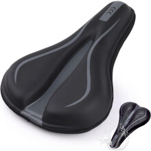 Bike Saddle Covers, Gel Bike Seat Cover, Silicone Bike Saddle Cushion, Breathable/Waterproof/Comfortable/Ergonomics, for Mountain MTB, Road Bike