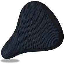 Bike Saddle Cover Breathable Mesh, Non-Slip Padded Saddle Cover for MTB Seat and Road Bike Saddle,Black