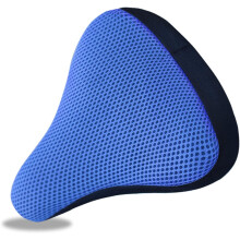 Bike Saddle Cover Breathable Mesh, Non-Slip Padded Saddle Cover for MTB Seat and Road Bike Saddle,Royal Blue