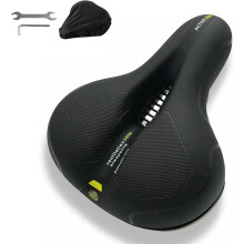 Bicycle Saddle Gel Bike Saddle Ergonomic Bicycle Seat with Waterproof Cover Breathable Touring Bicycle Saddle for Men and Women