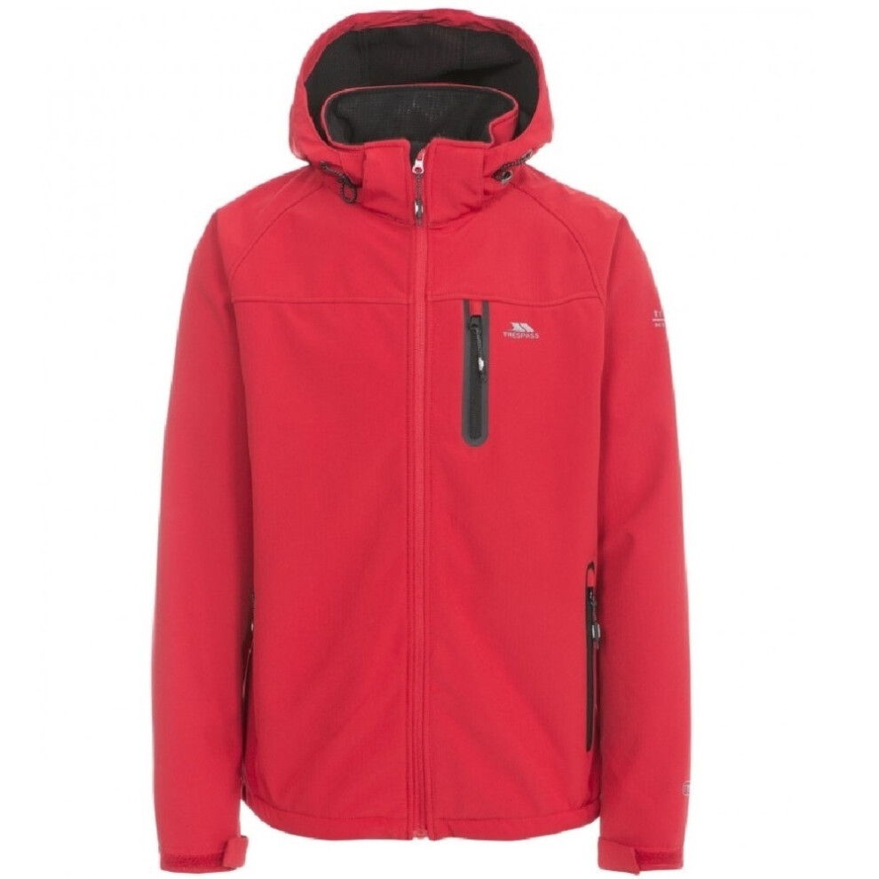 (M, Red) Trespass Mens Accelerator II Waterproof Softshell Jacket
