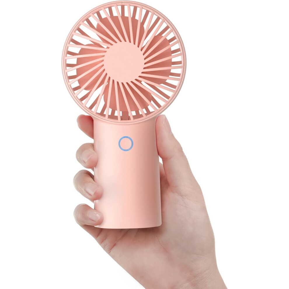 Portable Fan, 4000mAh Mini Hand Fan, Small USB Rechargeable Fan [5-20H Working Time] Battery Operated Personal Fan with 3 Speeds for Outdoor/Office-image-OPC-PHFXN2W-NEW