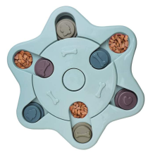 Dog Puzzle Toys Puppy, Interactive Dog Puzzle Game Toy, Treat Dispenser for Dogs Training Funny Feeding-blue