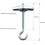 Ceiling Hooks 12 Packs Spring Toggle Wing Bolts Wall Fixing Ceiling Hooks Heavy Duty Pothook 2