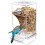 Automatic Bird Feeder, Large Capacity Acrylic Plastic Bird Feeder, Automatic Parrot Waterer, Bird Cage Feeding Accessories 1