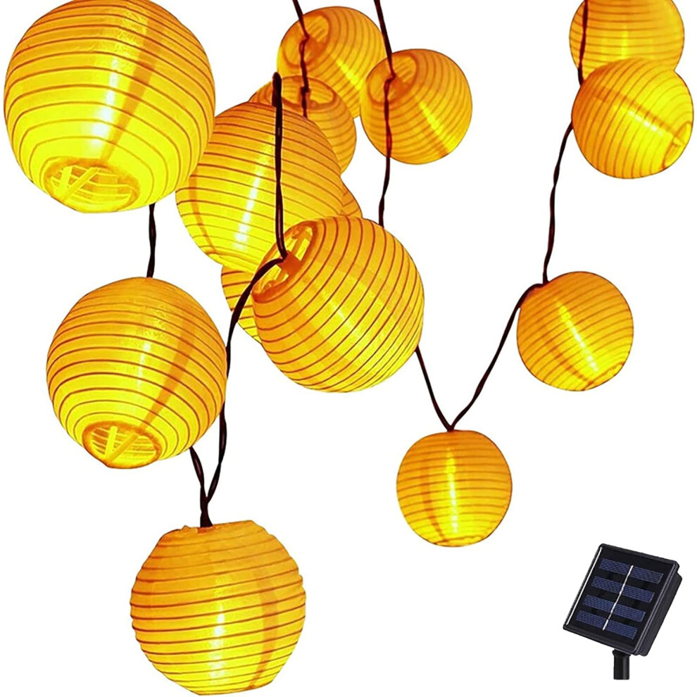 Chinese Lanterns Solar Fairy Lights Outdoor, Solar Lantern String Lights Outdoor, Led Solar Fairy Lights Lanterns Outdoor Waterproof,5M 20 lights-image-OPC-PHFXQ2F-NEW