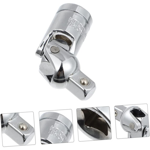 2-piece ratchet adapter, hexagonal fastener, impact socket, extension, rotation/handle interface, universal universal joint, tool wrench angle 2