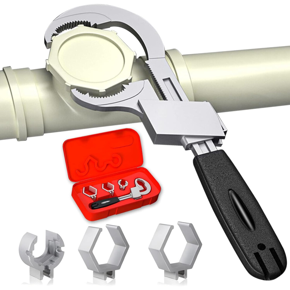 Universal Adjustable Double End Wrench - Multifunctional Bathroom Wrenchuniversal Pipe Wrench Water Pipe Repair And Household Accessory Manual Tools 7770198310436