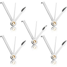 5pcs Stainless Steel 3 In1 Smoking Tobacco Pipe Reamers Tamper Cleaner Cleaning Tool for Hookahs Pipe Water Pipe