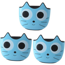 Plastic Storage Basket Plastic Storage Box Plastic Bath Holder Tap Hanger Tap Hanger Kitchen Sponge Holder Buckle Basket Kitchen Sponge Baskets 3PCS