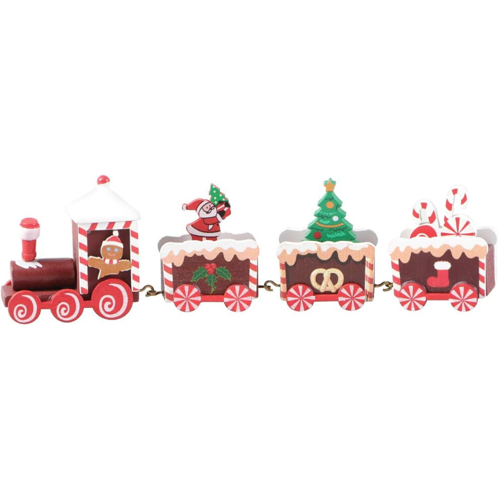 Christmas Train Wooden Decoration Mini Train Garden Children's Christmas Holiday Party Decoration Gift-image-OPC-PHFXRZG-NEW