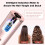 Automatic Curling Iron, Cordless Auto,, Portable Rechargeable Ceramic Rotating Curling Wand-White 3