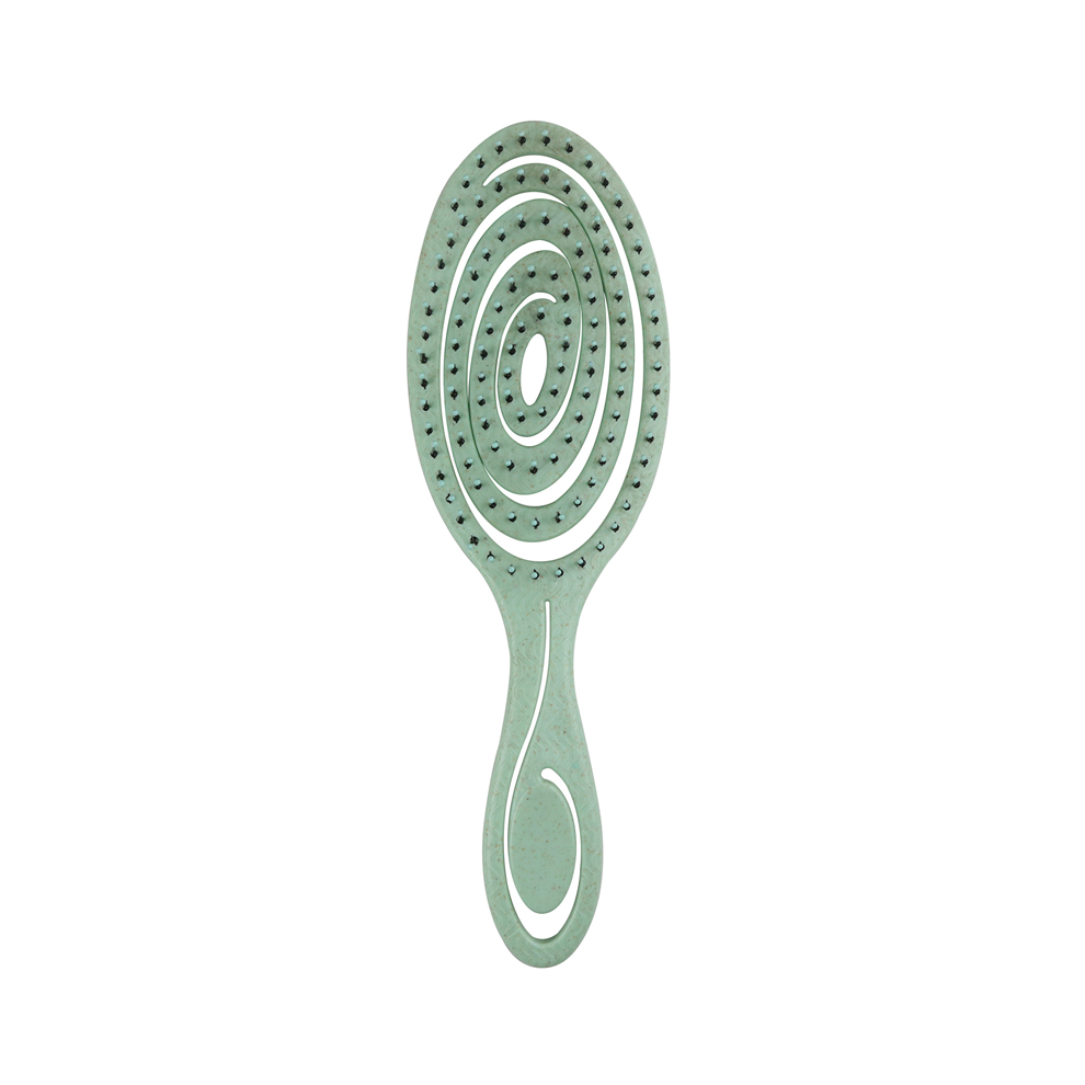 Tianfu Green Hair Detangling Brush Detangler Hair Brush W/ Ultra-Soft Bristles- Glide Through Tangles With Ease