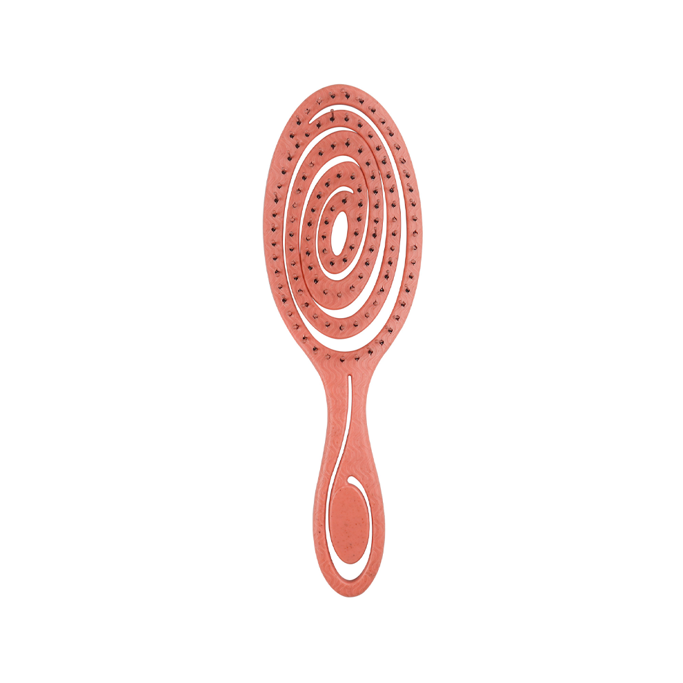 Tianfu Red Hair Detangling Brush Detangler Hair Brush W/ Ultra-Soft Bristles- Glide Through Tangles With Ease