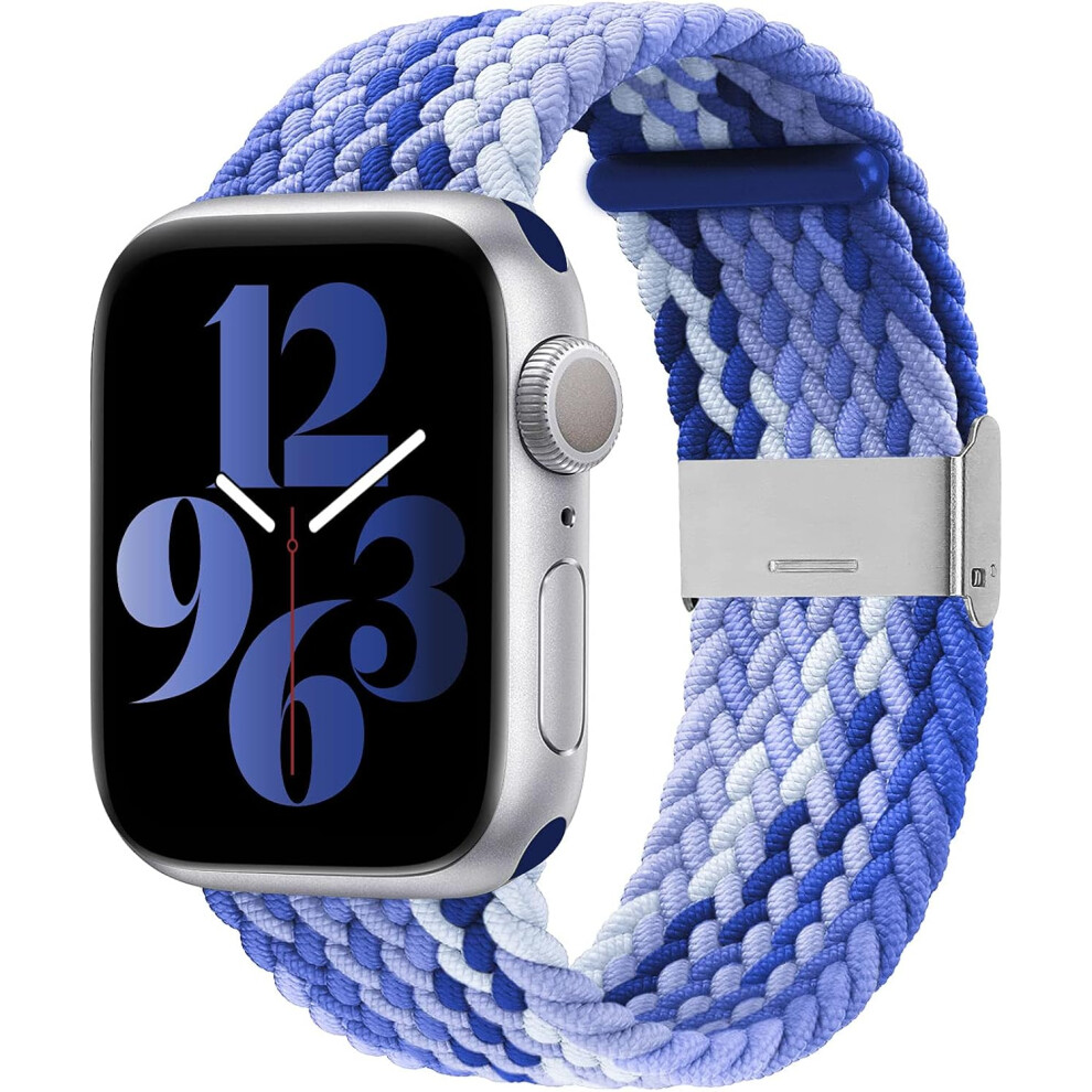 Apple Watch Bands 44Mm 42Mm 45Mm 49Mm, Iwatch Bands For Women Men,Adjustable Braided Solo Loop Elastic Sport Bands For Iwatch Ultra Se Series 8-1 7770198307993