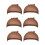 6 Pcs Stocking Wig Caps Light Brown Wig Cap For Lace Front Wig Silk Liner Weaving Wig Cap-Brown 2