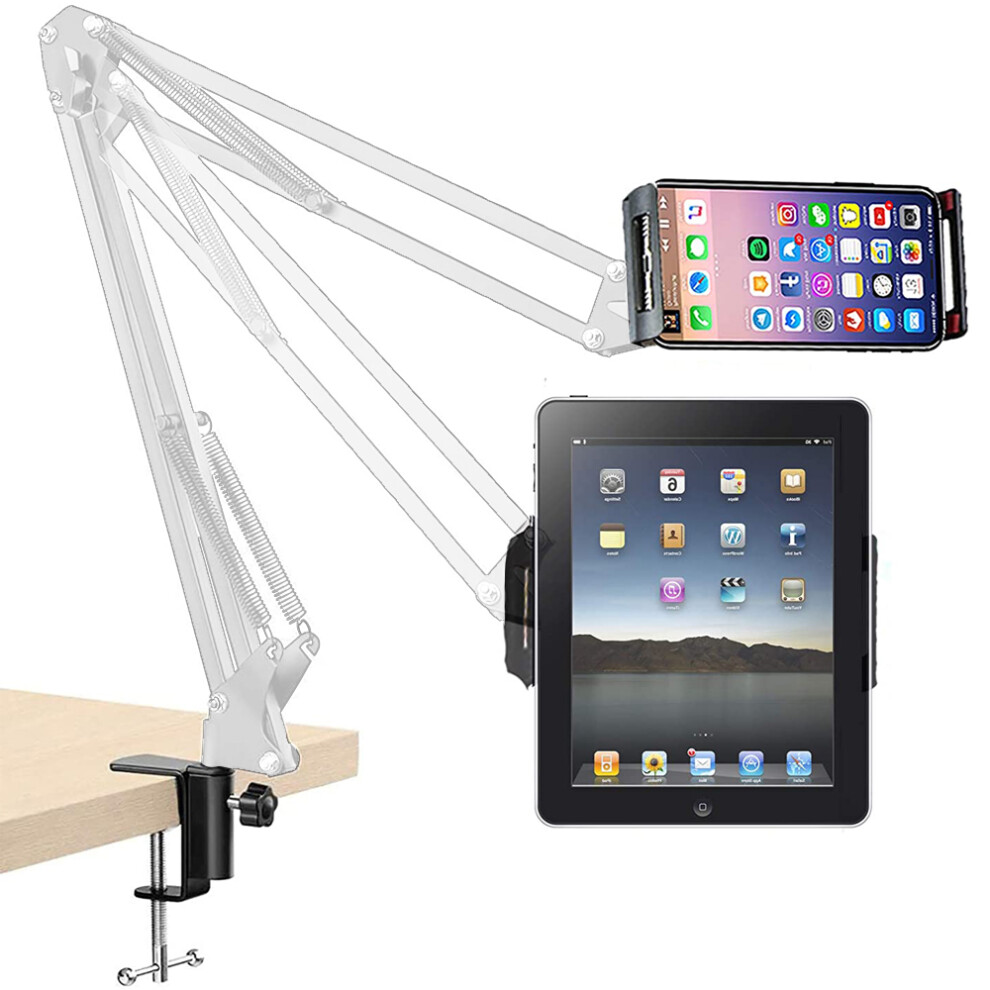 Lazy Phone Tablet Universal Holder - White 7770198291605