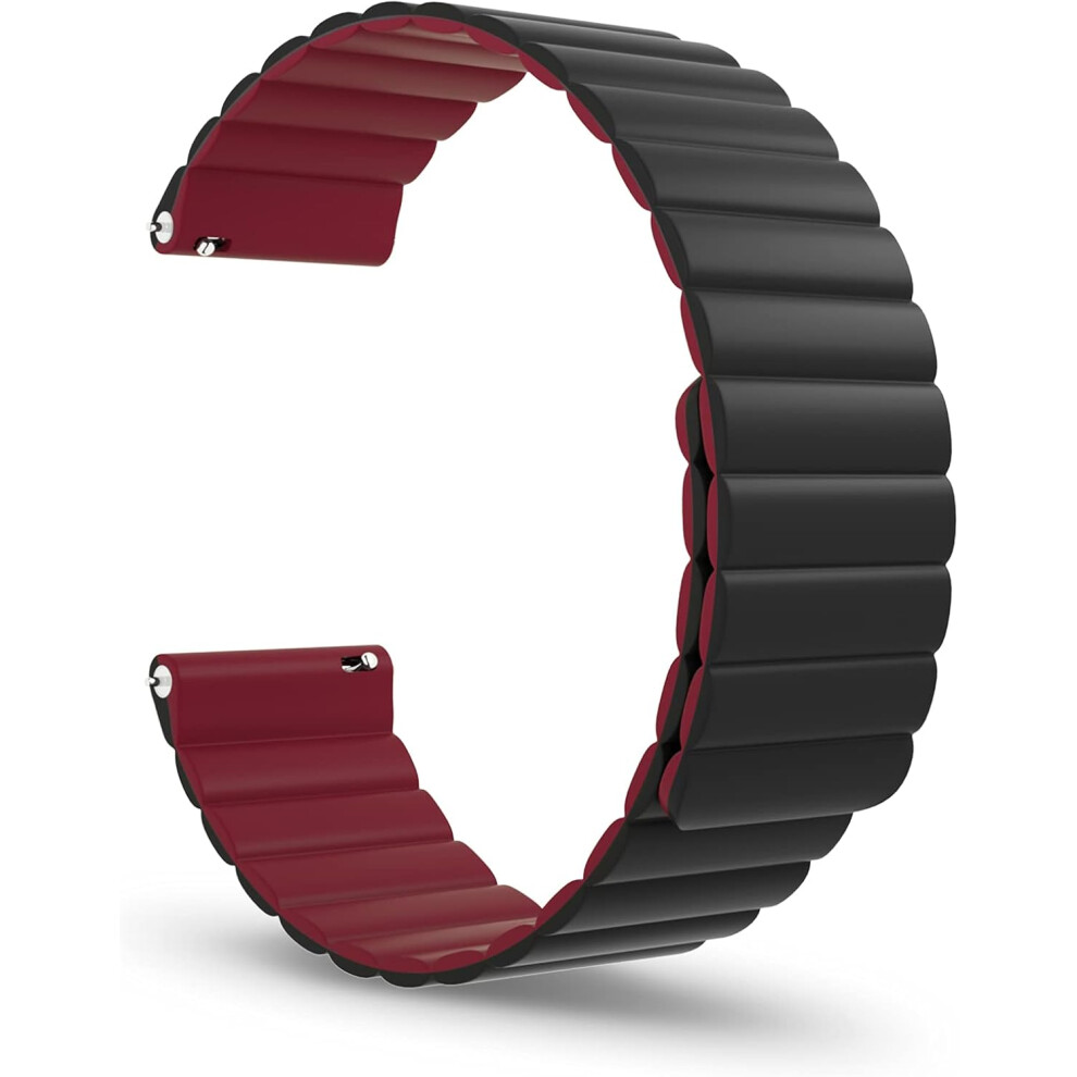 Magnetic Watch Band, Silicone Watch Strap Quick Release Smart Watch Bands 20Mm 22Mm 7770198295283