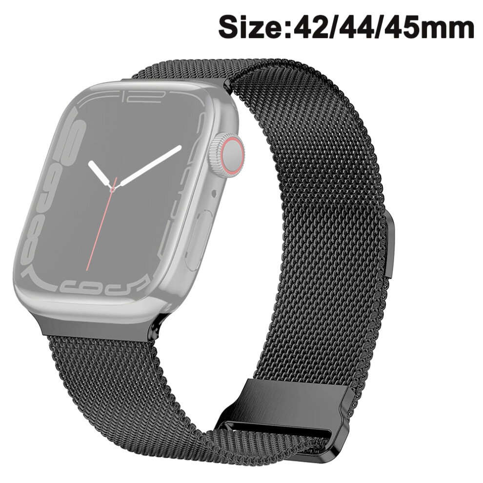 Magnetic Apple Watch Band - 42/44/45Mm Black 7770198296082