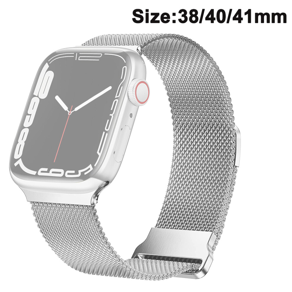 Magnetic Apple Watch Band- 38/40/41Mm Silver 7770198296044