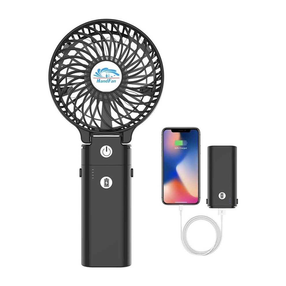 Fan-HF-310 Black Transparent Leaf 5200mAh FoldingHome Furnishings-image-OPC-PHFXTQD-NEW