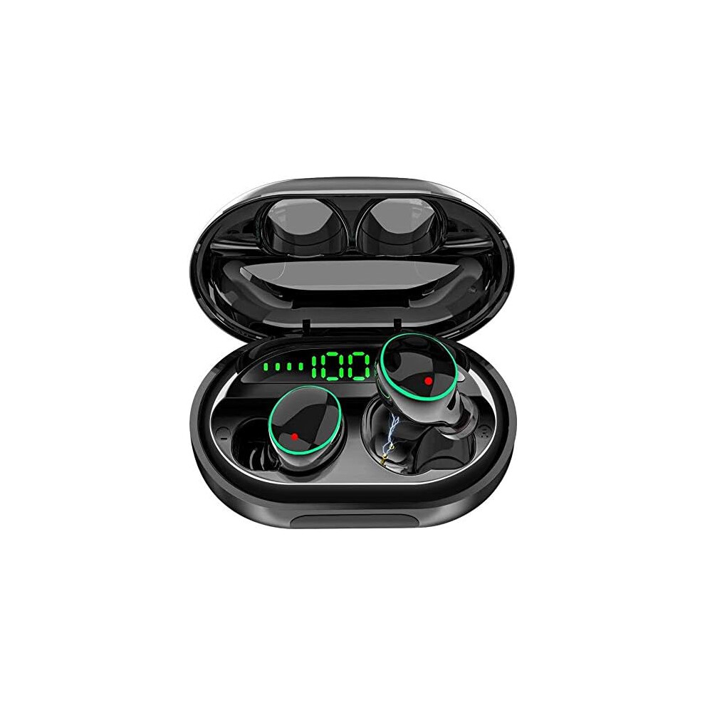 Bluetooth Earphones, Headset Wireless Hi Fi Stereo, Bluetooth 5.1 Earphones, Built-In Microphone, Suitable For Smart Phones 7770198293197