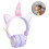 Unicorn Wireless Bluetooth Headset - Purple 2