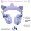 Unicorn Wireless Bluetooth Headset - Purple 4