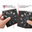 4pcs-computer fan dust filter-12CM black all-aluminum dust filterdigital 5
