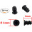 4pcs-computer fan dust filter-12CM black all-aluminum dust filterdigital 3
