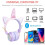 Unicorn Wireless Bluetooth Headset - Purple 3