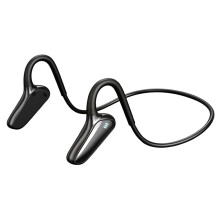 Sports Waterproof Bone Conduction Bluetooth Headphones - Black