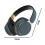Wireless Headset Bluetooth Bass Headphones - Dark Blue 5