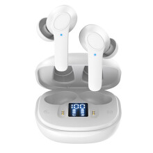 B11 Noise Cancelling Wireless Earbuds Bluetooth Headphones - Angel White