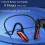 Sports Waterproof Bone Conduction Bluetooth Headphones - Red 6
