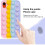 Decompression puzzle anti-fall mobile phone case-Compatible with iPhoneXR rainbow 6