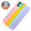 Decompression puzzle anti-fall mobile phone case-Compatible with iPhone11 rainbow 2