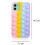 Decompression puzzle anti-fall mobile phone case-Compatible with iPhone11 rainbow 5