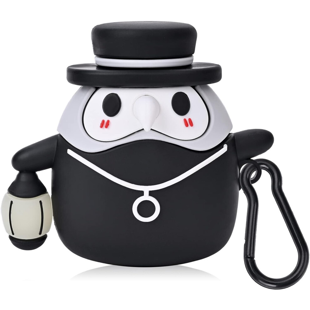 Compatible Airpod Case Cute Luminous Medieval Plague Doctor Design Compatiable With Airpods Pro Generation Case Light 7770198288100