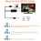 Lightning To HDMI Cable Adapter Compatible with IPhone, 1080P Digital Sync Screen Audio&Video Adapter 5