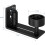 Sliding Barn Door Floor Guide, Adjustable Wall Mount Stay Roller Guide, Non-Scratch Rollers, Flush Bottom, Barn Door Panel Non-Groove, Black 4