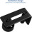 Sliding Barn Door Floor Guide, Adjustable Wall Mount Stay Roller Guide, Non-Scratch Rollers, Flush Bottom, Barn Door Panel Non-Groove, Black 3