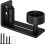 Sliding Barn Door Floor Guide, Adjustable Wall Mount Stay Roller Guide, Non-Scratch Rollers, Flush Bottom, Barn Door Panel Non-Groove, Black 1