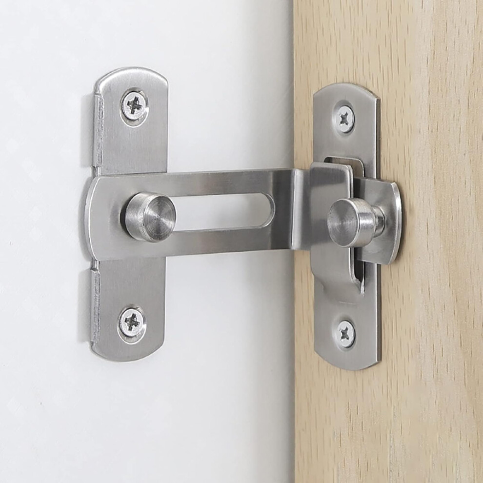 90 Degree Locking Privacy Lock Sliding Barn Door Latch Right Angle Door Clasp Cam Lock,1Pcs 7770198310221