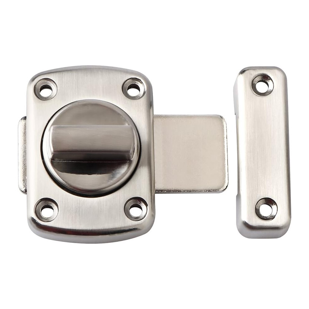 Rotate Bolt Latch Gate Latches Safety Door Slide Lock,Ms220u Brushed Finish 7770198310290