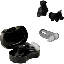 Swimming Ear Plugs Nose Clip Nose Protector for Adults Great Waterproof Reusable Silicone Earplugs Nose Clips for Swimming