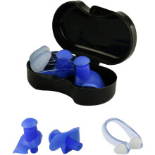 Swimming Ear Plugs Nose Clip Nose Protector for Adults Great Waterproof Reusable Silicone Earplugs Nose Clips for Swimming